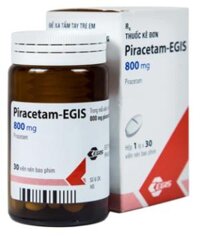 Piracetam-EGIS 800mg – Cải thiện chức năng não, tăng cường trí nhớ (lọ 30 viên)