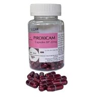 Piroxicam 20mg kháng viêm, giảm đau xương khớp, viêm khớp dạng thấp (Chai 100 viên nang)