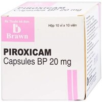 Piroxicam capsules BP 20mg Brawn giảm đau viêm khớp dạng thấp