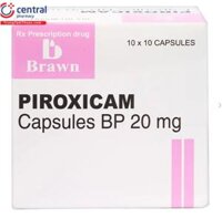 Piroxicam Capsules BP 20mg Brawn điều trị viêm khớp dạng thấp, bệnh Gout cấp