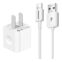 Pisen 16039 TSC051 5V 1A Bộ Adapter sạc kèm cáp Lightning