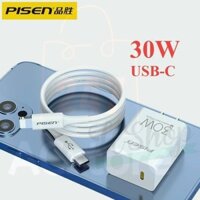 Pisen 30W / 20W Bộ sạc / Củ Sạc PISEN QUICK PD 20W / 30W (  bán lẻ củ hoặc dây  ) - Bảo hành 6 tháng
