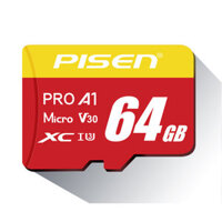 Pisen Class 10 High Speed TF Memory Card 32GB 64GB 128GB Micro SD Card Flash Card Smart Card for Phone Camera Driving Re