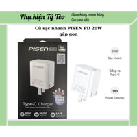 (PISEN) Củ sạc nhanh PD 20W - Cáp dữ liệu sạc Type C to Lighting dành cho dòng IOS