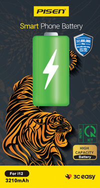 PISEN Tiger 12  - Pin dung lượng cao iPhone 12 ( Pin iPhone 12 / 12 Pro )
