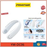 Pisen YW-DC06 Quạt Treo Cổ Di Động Treo Cổ Bass Không Lưỡi Quạt Nhỏ USB Nhỏ Di Động Quạt Điện Mạnh Lực Gió Thiết Bị Làm Mát