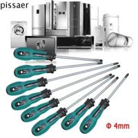 PISSAER Kiểu chữ thập/Thẳng Tuốc nơ vít thủ công Hình dạng đặc biệt An ninh cách điện Tua vít Đa năng Tay cầm chống trượt Thợ điện