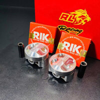 Piston bạc Redleo 54 hệ 2val 4val cho xe wave, dream, cub, 67 móc mắt sẵn
