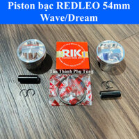 Piston bạc Redleo 54mm Wave, Dream ( Mẫu 2Val 4Val )
