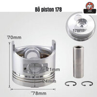 Piston máy cày, máy xới mini 173-178-186-188