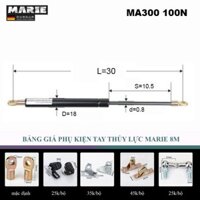 Pittong Đẩy Cánh Tủ, tay thủy lực giảm chấn tủ bếp MARIE MA300 100N
