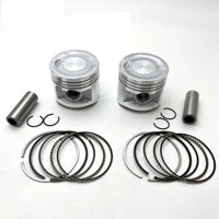 Pitton,xéc măng LA250 PISTON, PISTON RING KIT 53mm - STD (bộ 2+2 pcs)