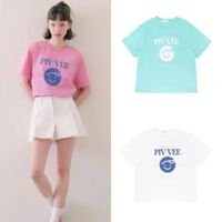 PIVVEE 24SS Đào tạo Golf Quần áo Phụ nữ Xuân/Hè Breathable Vòng cổ ngắn tay áo T-Shirt