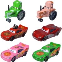 Pixar Cars 3 Pink Lightning McQueen Green Tractor Mater Đồ chơi mô hình