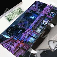 Pixel Street Phong Cảnh Chuột Lớn Thảm Chơi Game Mousepad Big Gamer Mousepad Bàn Phím Cao Su Thảm Để Bàn Văn Phòng Miếng Lót Chuột Công Ty