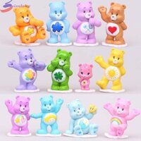 Pixelsky Gấu Cầu Vồng Nhân Vật Hành Động Sưu Tập Mô Hình Quà Tặng Gấu Cầu Vồng Thu Nhỏ Gấu Tình Yêu 12 Cái / bộ Đồ Trang Trí Búp Bê
