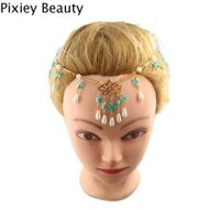 PIXIEY Tất cả các trận đấu Đáng yêu Chuỗi trán Tua Tóc Gậy Trẻ em Mũ, Nón Ngọc Trai Cổ Mũ Nón Trung Quốc Phong Cách Mũ Nón Hanfu Tóc Clip Trẻ em Kẹp Tóc Cổ Phong Cách Kẹp Tóc