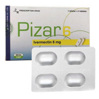 Pizar-6mg điều trị bệnh giun chỉ Onchocerca