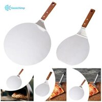 Pizza Peel Cắt Di Động Có Tay Cầm Kim Loại Pizza Mái Chèo Pizza Thìa Cho Phô Mai Bánh Ngọt Lò Nướng