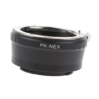PK-NEX Adapter Ring For Pentax PK Lens To Sony NEX-5 7 5R A7 A7R II E-mount - BlackSilver