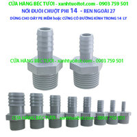PK PVC - NỐI ĐUÔI CHUỘT 14 LY - REN NGOÀI 27