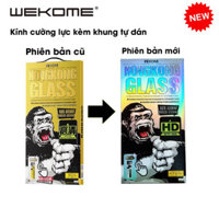 PKDT ( Bản nâng cấp 2024 ) Kính Cường lực WK KiiingKong kèm khung tự dán lấy bụi chống vân tay Chống bụi màng loa