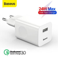 PKDT Bộ sạc nhanh Baseus 24W Bộ sạc USB Quick Charge 3.0 cho iPhone Điện thoại di động Xiaomi Samsung Điện thoại di động