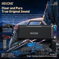 PKDT Loa Bluetooth WEKOME Clear and Pure True Original Sound Beluga D2 Outdoor Wireless Speaker