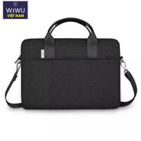 PKDT Túi chống sốc Wiwu Mimimalist Laptop Bag chống thấm nước, chống sốc 14 inch - 15.6 inch tặng kèm quai - Hàng Chính