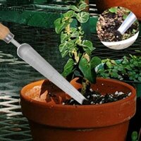 Pkinge Tay Kéo, Máy Đánh Dấu Độ Sâu Xẻng Sân Vườn Bằng Thép Không Gỉ Có Cân, Di Động Tiện Lợi Chống Rỉ Sét Thoải Mái Cầm Chậu Đất Muỗng Trồng trọt Phân