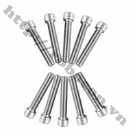 PKK1025 Bộ 10 Ốc Bu Lông Lục Giác Chìm M3 12mm Đầu Trụ Inox
