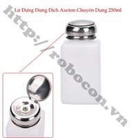 PKK1071 Lọ Đựng Dung Dịch Axeton Chuyên Dụng Nắp Nhấn 250ml