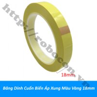 PKK1305 Băng Dính Vàng Cuốn Biến Áp Xung 18mm