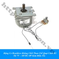 PKK1423 Động Cơ Brushless Không Chổi Than Chế Quạt Cánh B2 Từ 7V – 18VDC 6W Kèm Điều Tốc