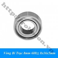 PKK1432 Vòng Bi Trục 8mm 688zz 688z 8x16x5mm