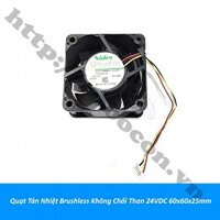 PKK1450 Quạt Tản Nhiệt Brushless Không Chổi Than 24VDC 60x60x25mm