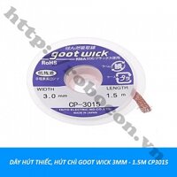 PKK599 DÂY HÚT THIẾC, HÚT CHÌ GOOT WICK 3MM - 1.5M CP3015