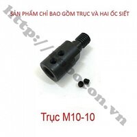 PKK836 ĐẦU TRỤC KẸP LƯỠI CƯA M10 TRỤC 10MM