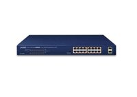 PLANET GSW-1820HP Switch PoE 16 port 10/100/1000 + 2 port SFP