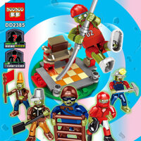 plants vs zombies lego plants vs zombies gấu bông plants vs zombies bộ đồ chơi zombies vs plants Duoduo 2385 Zombie Tổng tấn công Khối xây dựng có thể di chuyển Hộp mù Rào chắn Bóng bầu dục Xô sắt Thang cuốn Đồ chơi lắp ráp Zombie