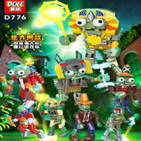 plants vs zombies lego plants vs zombies plants vs zombies lego plants vs zombies 2 plants vs zombies mô hình Dole 776 Plants Zombies Smash Bros. Khối Xây Dựng Có Thể Di Chuyển Pharaoh Roadblock Reaper Zombie DIY Lắp Ráp Đồ Chơi Bằng Tay