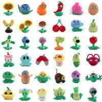 Plants vs Zombies Plants Đồ chơi sang trọng 13-20cm Peashooter Hoa hướng dương Chomper Đồ chơi nhồi bông mềm