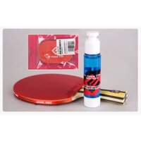 [PlantViet] Combo Mút lau mặt vợt bóng bàn Winion đỏ đen và chai xịt phục hồi mặt vợt