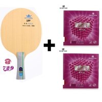 [PlantViet] Combo vợt bóng bàn gồm cốt vợt 729 C-5 MAX và hai mặt vợt REACTOR CORBOR