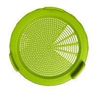 Plastic Sprouting Lids Sprouting Jar Strainer Lid plant vegetable silicone sealing ring For 86mm Wide Mouth Mason Jars - green