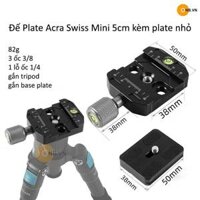 Plate Arca Swiss gắn Tripod Base Plate tháo mở nhanh