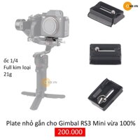 Plate nhỏ gắn Gimbal DJI Ronin RS3 Mini vừa 100%