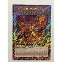 platinum secret rare [ Dưa Hấu Yugioh ] Lá bài thẻ The Winged Dragon of Ra - Tặng bọc bài nhựa bảo quản