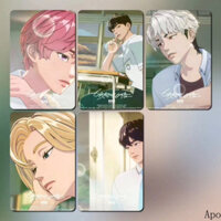 plave Ảnh nhóm Mười tấm thiệp nhỏ đơn