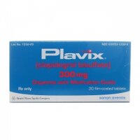 Plavix 300mg Sanofi, Hộp 30 viên